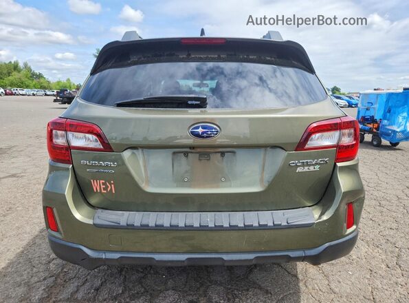 4S4BSACCXH3220637 2017 SUBARU OUTBACK Green Rear view