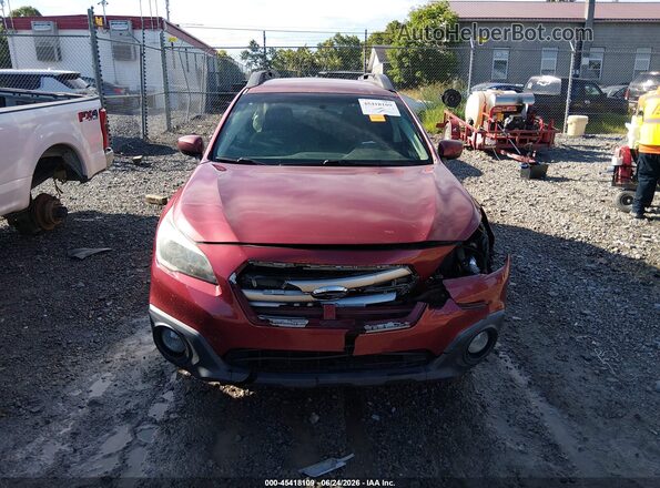 4S4BSACCXH3271071 2017 SUBARU OUTBACK Red ხელსაწყოთა პანელის ხედი