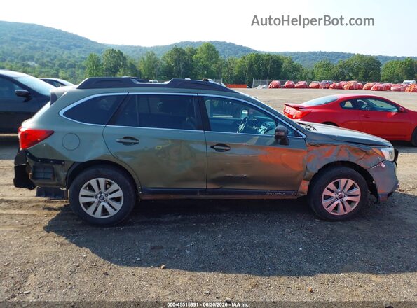 4S4BSACCXH3399262 2017 SUBARU OUTBACK Green Вид задньої частини салону