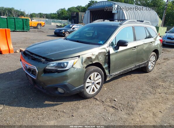 4S4BSACCXH3399262 2017 SUBARU OUTBACK Green Передня ліва чверть