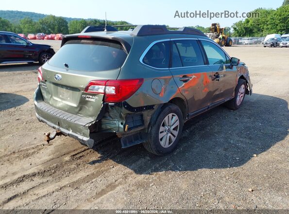4S4BSACCXH3399262 2017 SUBARU OUTBACK Green Задня права чверть