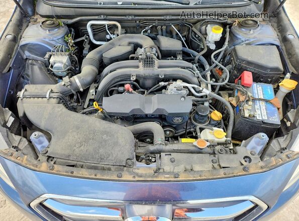4S4BSACCXJ3381267 2018 SUBARU OUTBACK Blue Вид задньої частини салону