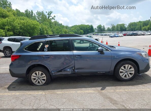 4S4BSADC4J3335559 2018 SUBARU OUTBACK Blue Սալոնի հետևի տեսք