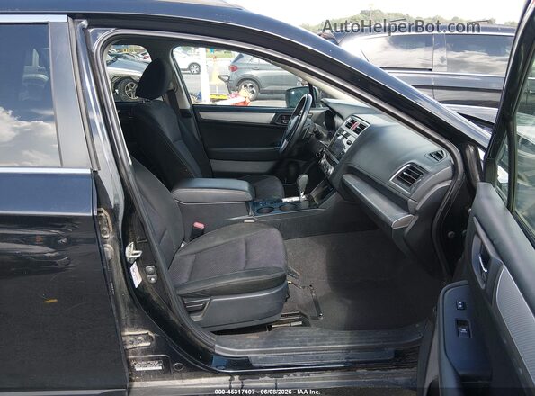 4S4BSADC5H3316545 2017 SUBARU OUTBACK Черный Вид салона спереди