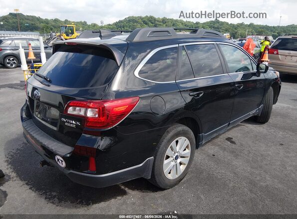 4S4BSADC5H3316545 2017 SUBARU OUTBACK Черный Задняя правая четверть