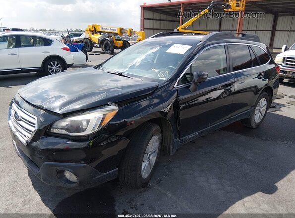 4S4BSADC5H3316545 2017 SUBARU OUTBACK Черный Передняя левая четверть