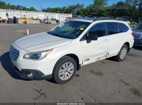 4S4BSADC6G3246245 2016 SUBARU OUTBACK Белый Передняя левая четверть