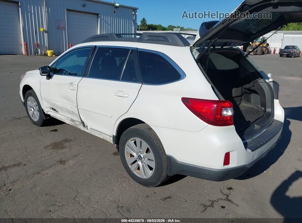 4S4BSADC6G3246245 2016 SUBARU OUTBACK Белый Задняя левая четверть