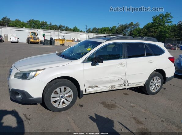 4S4BSADC6G3246245 2016 SUBARU OUTBACK Белый Вид спереди
