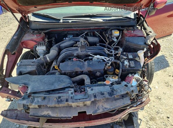 4S4BSAEC3G3333079 2016 SUBARU OUTBACK Burgundy Vista del compartimento del motor