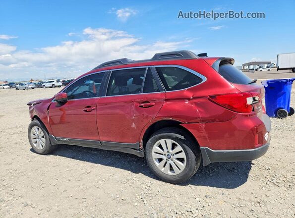 4S4BSAEC3G3333079 2016 SUBARU OUTBACK Burgundy Trasero izquierdo
