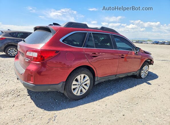 4S4BSAEC3G3333079 2016 SUBARU OUTBACK Burgundy Trasero derecho