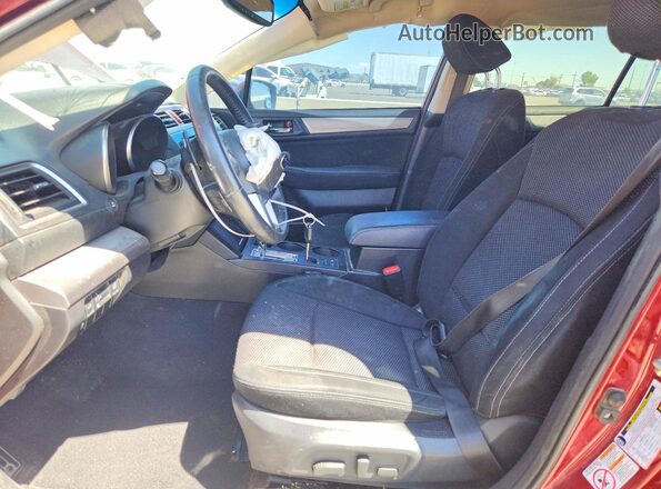 4S4BSAEC3G3333079 2016 SUBARU OUTBACK Burgundy Vista interior delantera