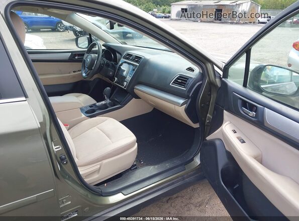 4S4BSAFC0J3220132 2018 SUBARU OUTBACK Green Front interior view