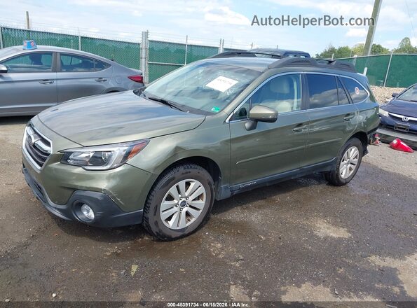 4S4BSAFC0J3220132 2018 SUBARU OUTBACK Green Front left