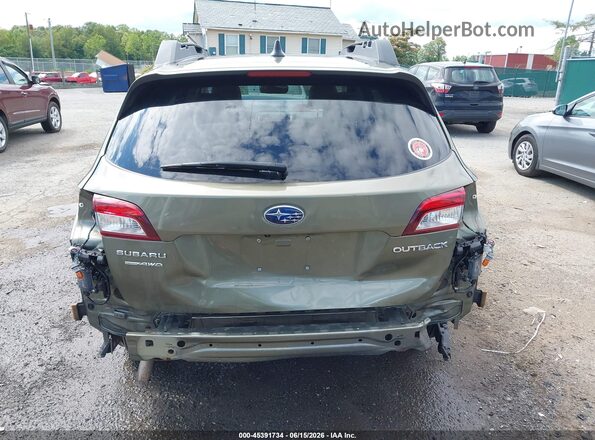 4S4BSAFC0J3220132 2018 SUBARU OUTBACK Green Front view