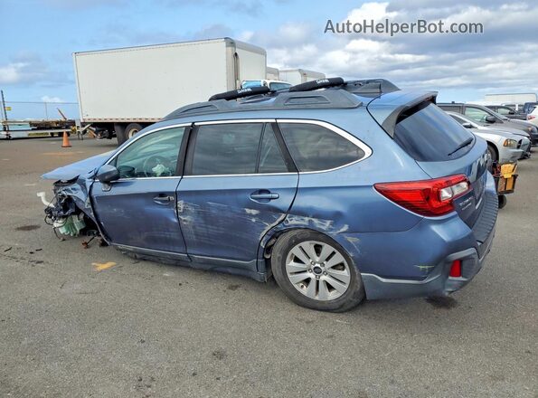 4S4BSAFC0J3300790 2018 SUBARU OUTBACK Blue Rear left