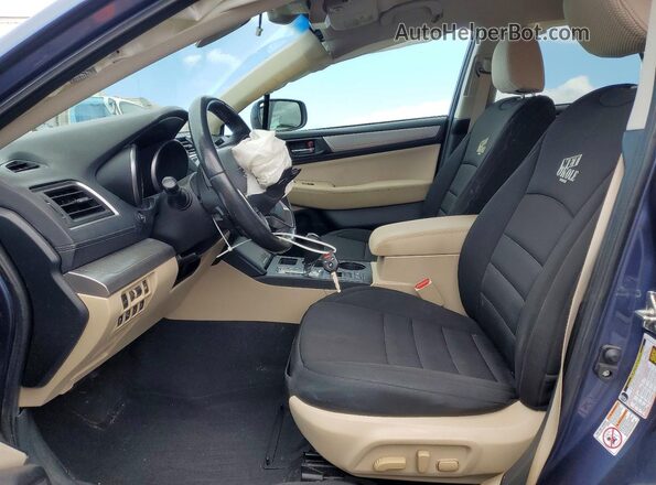 4S4BSAFC0J3300790 2018 SUBARU OUTBACK Blue Front interior view