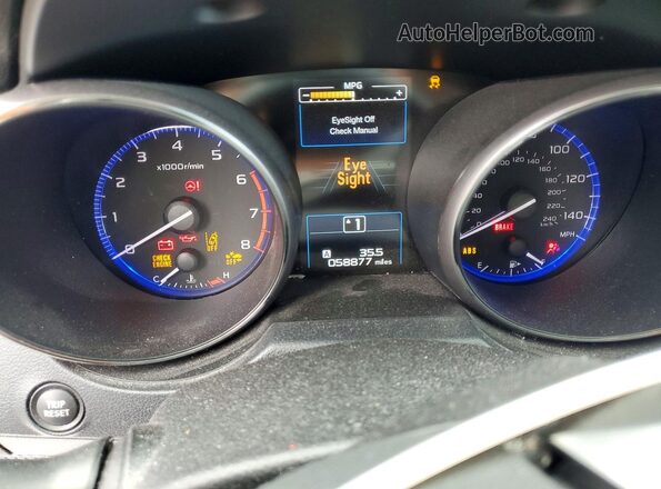 4S4BSAFC0J3300790 2018 SUBARU OUTBACK Blue Instrument cluster view