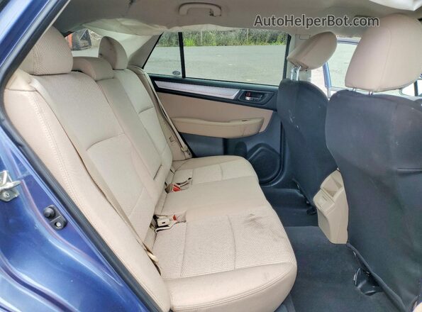 4S4BSAFC0J3300790 2018 SUBARU OUTBACK Blue Rear interior view