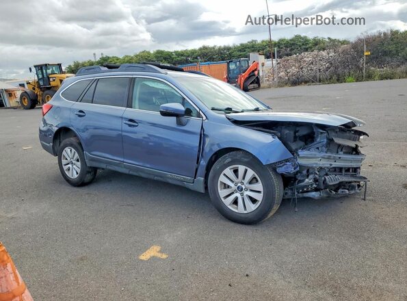 4S4BSAFC0J3300790 2018 SUBARU OUTBACK Blue Front right
