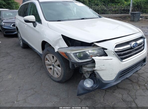 4S4BSAFC0K3319034 2019 SUBARU OUTBACK White წინა ხედი