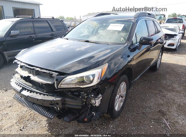 4S4BSAFC1H3306981 2017 SUBARU OUTBACK Black Przód lewy