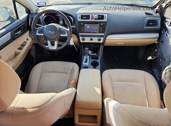 4S4BSAFC1H3388453 2017 SUBARU OUTBACK Blue Առջևի վահանակի տեսք