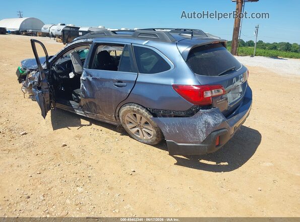 4S4BSAFC1J3320952 2018 SUBARU OUTBACK Синий Задняя левая четверть