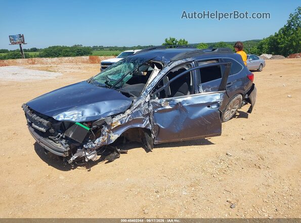 4S4BSAFC1J3320952 2018 SUBARU OUTBACK Синий Передняя левая четверть