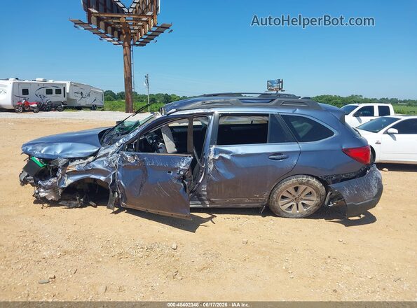 4S4BSAFC1J3320952 2018 SUBARU OUTBACK Синий Панорамный вид салона 360°
