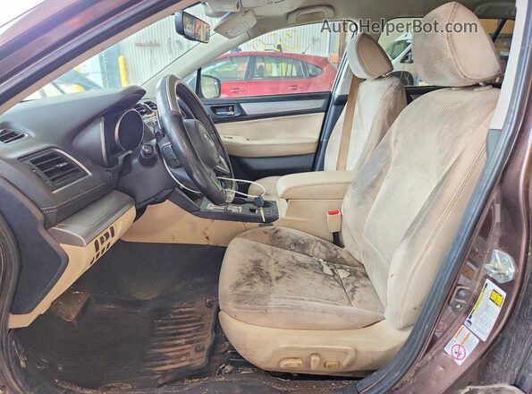 4S4BSAFC1K3228631 2019 SUBARU OUTBACK Brown Vista interior delantera