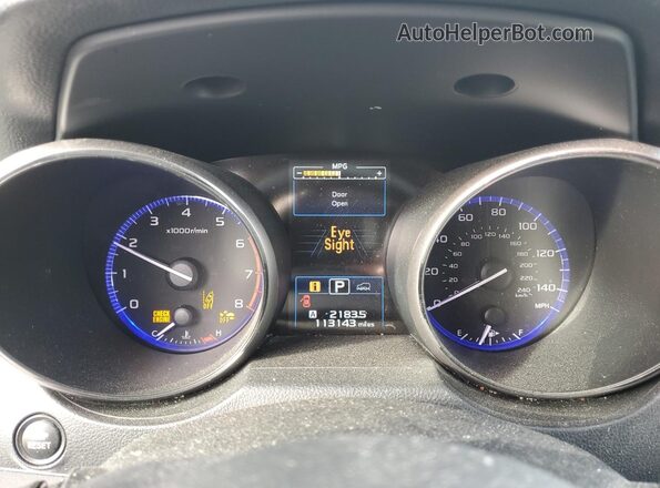 4S4BSAFC1K3250581 2019 SUBARU OUTBACK Gray Vista del cuadro de instrumentos