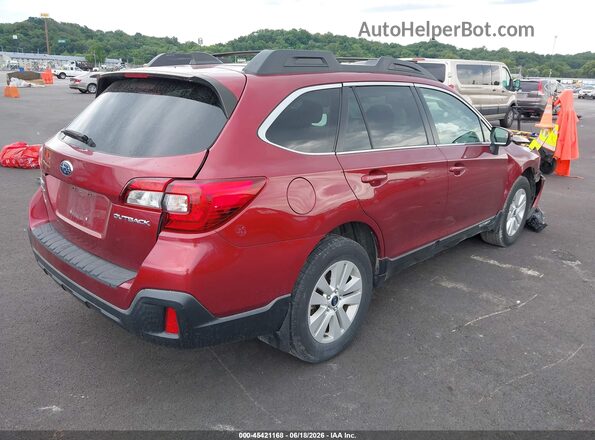 4S4BSAFC1K3261239 2019 SUBARU OUTBACK Red Задня права чверть