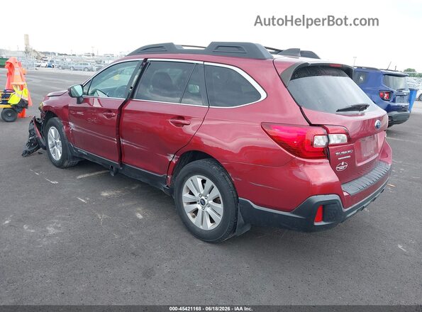 4S4BSAFC1K3261239 2019 SUBARU OUTBACK Red Задня ліва чверть