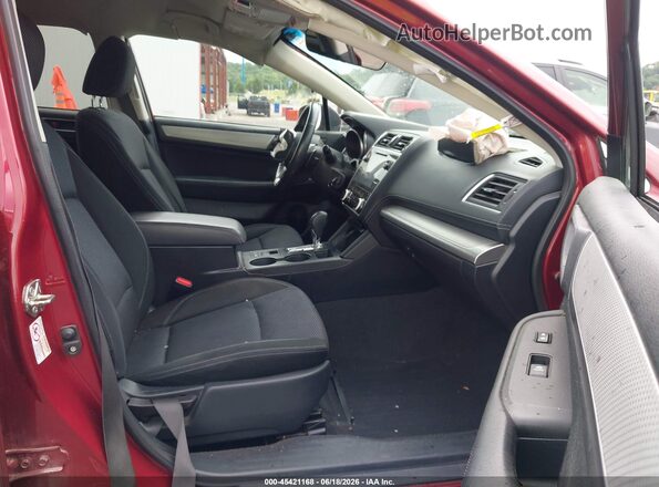 4S4BSAFC1K3261239 2019 SUBARU OUTBACK Red Вид салону спереду