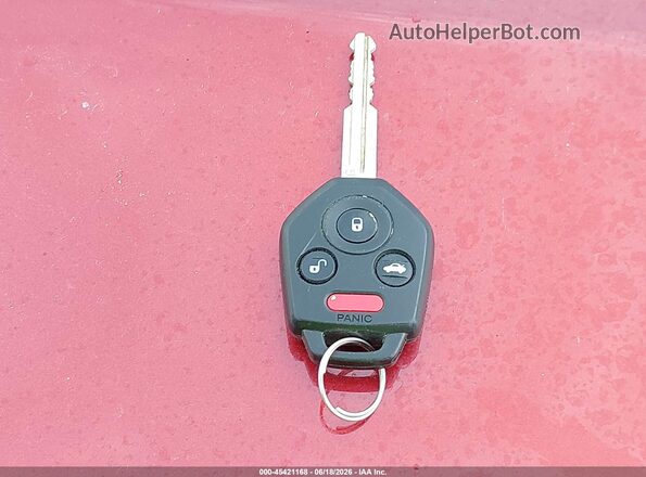 4S4BSAFC1K3261239 2019 SUBARU OUTBACK Red Вид панелі приладів