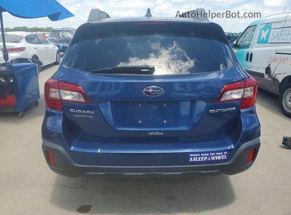 4S4BSAFC1K3371109 2019 SUBARU OUTBACK Blue Vista trasera