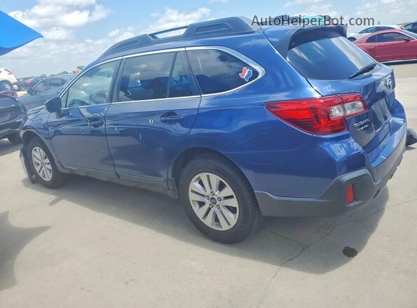 4S4BSAFC1K3371109 2019 SUBARU OUTBACK Blue Trasero izquierdo