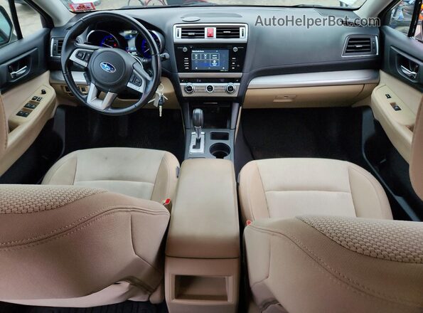 4S4BSAFC3G3252694 2016 SUBARU OUTBACK Beige Widok deski rozdzielczej