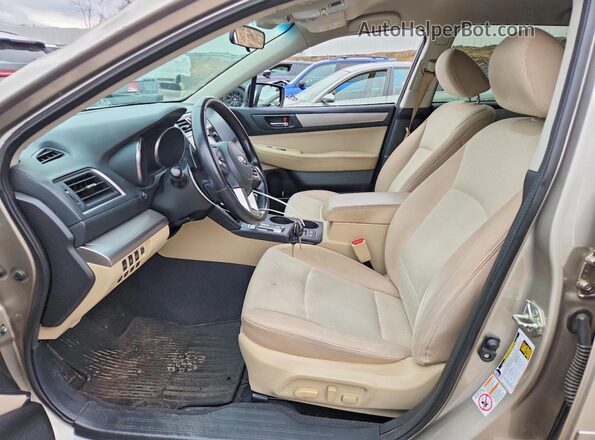 4S4BSAFC3G3252694 2016 SUBARU OUTBACK Beige Widok wnętrza z przodu