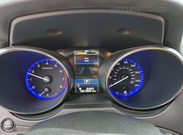 4S4BSAFC3G3252694 2016 SUBARU OUTBACK Beige Widok zestawu wskaźników