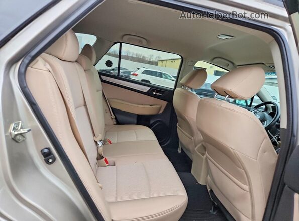 4S4BSAFC3G3252694 2016 SUBARU OUTBACK Beige Widok wnętrza z tyłu