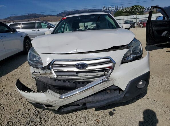 4S4BSAFC3G3342234 2016 SUBARU OUTBACK White Front view