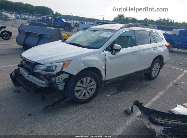 4S4BSAFC3H3271876 2017 SUBARU OUTBACK White Vista tres cuartos delantera izquierda