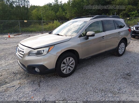 4S4BSAFC4H3317389 2017 SUBARU OUTBACK Tan Vista tres cuartos delantera izquierda