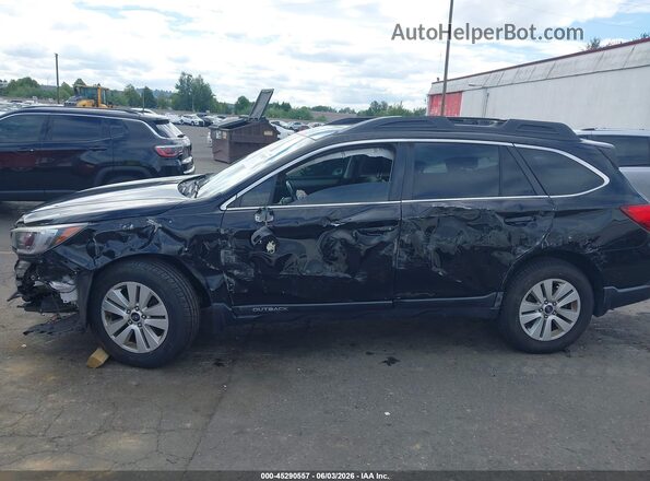 4S4BSAFC4J3361950 2018 SUBARU OUTBACK Black Front view