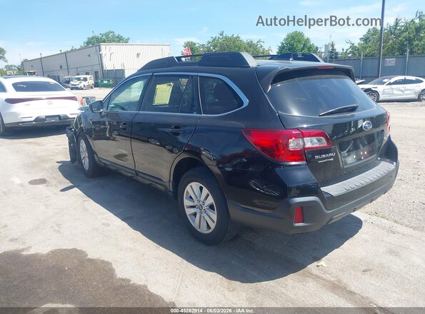 4S4BSAFC4K3296616 2019 SUBARU OUTBACK Black Trasero izquierdo