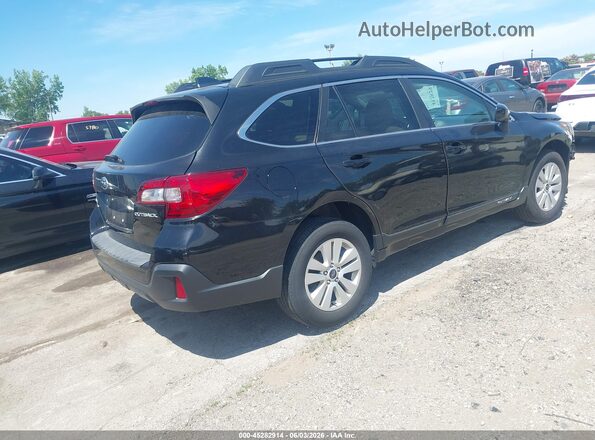 4S4BSAFC4K3296616 2019 SUBARU OUTBACK Black Trasero derecho