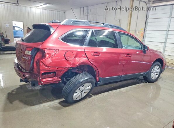 4S4BSAFC4K3365692 2019 SUBARU OUTBACK Maroon Tył prawy